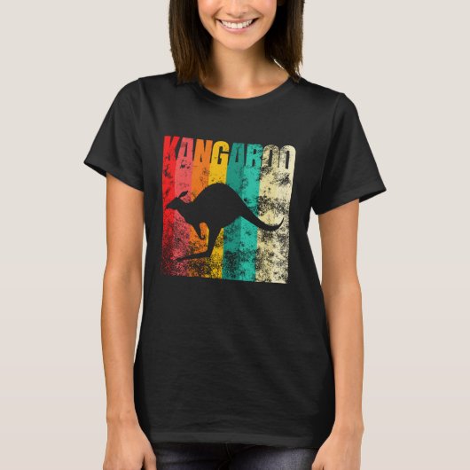 カンガルー レトロ Tシャツ (正面)