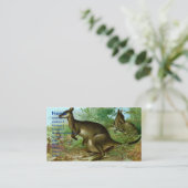 カンガルー 名刺 (スタンド正面)