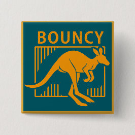 カンガルー 缶バッジ