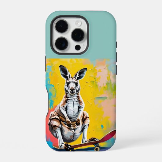 カンガルー iPhone 16 Pro カバー (裏面)