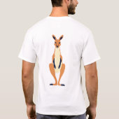 カンガルー Tシャツ (裏面)