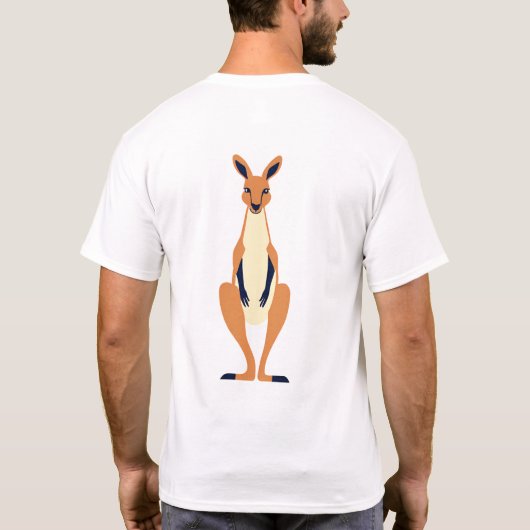 カンガルー Tシャツ (裏面)