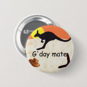 カンガルーJillo 缶バッジ (正面&裏面)