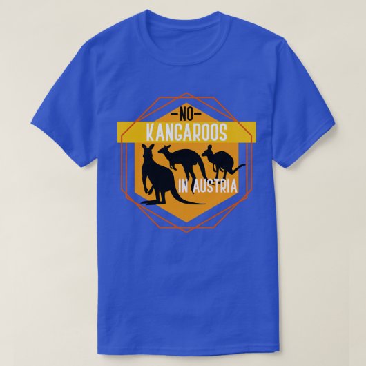 カンガロおもしろいギフト動物引用文カンガロ Tシャツ (デザイン正面)