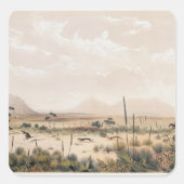 カンガロ狩り スクエアシール (正面)