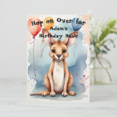 カンガロ誕生日バッシュ 招待状 (スタンド正面)