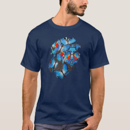 カンガ ブルー Tシャツ