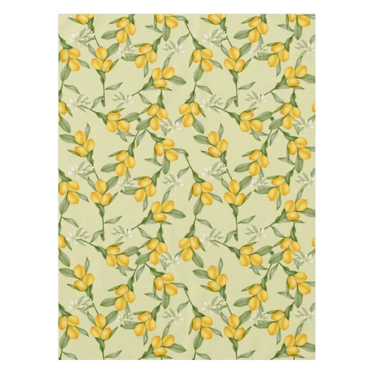 カンキツ模様テーブルクロス テーブルクロス (正面)