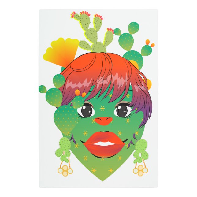 カンクタス1 メタルプリント (正面)