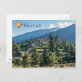 カンクテイ・ゲーマバ仏教修道院，ブータン中部 ポストカード (正面/裏面)