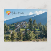 カンクテイ・ゲーマバ仏教修道院，ブータン中部 ポストカード (正面)