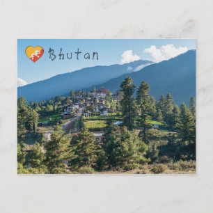 カンクテイ・ゲーマバ仏教修道院，ブータン中部 ポストカード