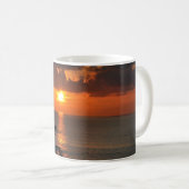 カンクンでの熱帯の夕焼け コーヒーマグカップ (正面右)