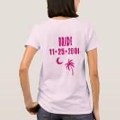 カンクンで起こること、カンクンにとどまる Tシャツ (裏面)
