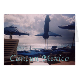 カンクンの暖かくロマンチックな日没