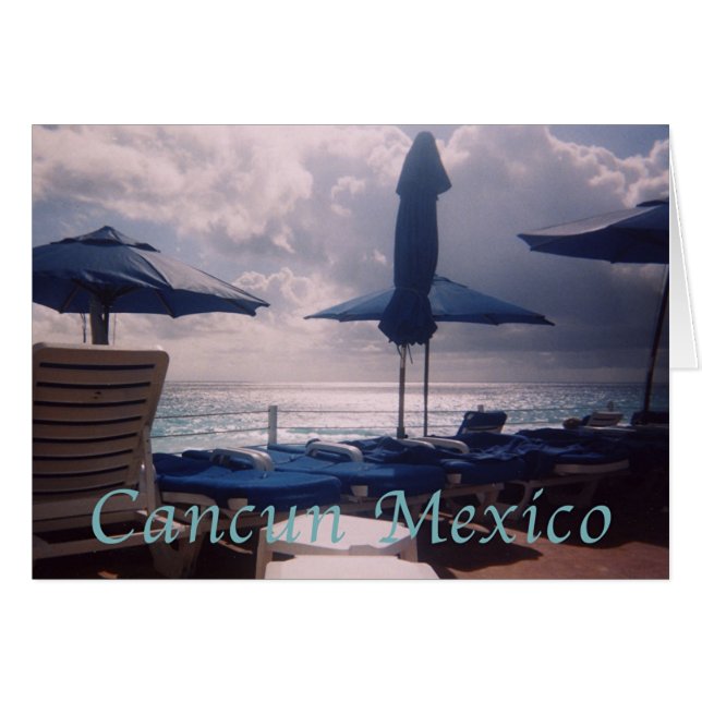 カンクンの暖かくロマンチックな日没 (正面横)