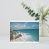 カンクンの海岸 ポストカード (スタンド正面)