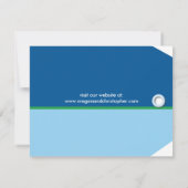 カンクンの荷物のラベルのセーブ・ザ・デート案内 セーブザデート (裏面)