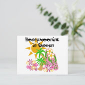 カンクンのHoneymooning ポストカード (スタンド正面)