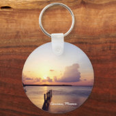 カンクンキーチェーンにサンセット キーホルダー (正面)