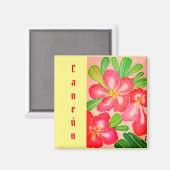 カンクンデザートバラ土産 マグネット (正面/裏面)