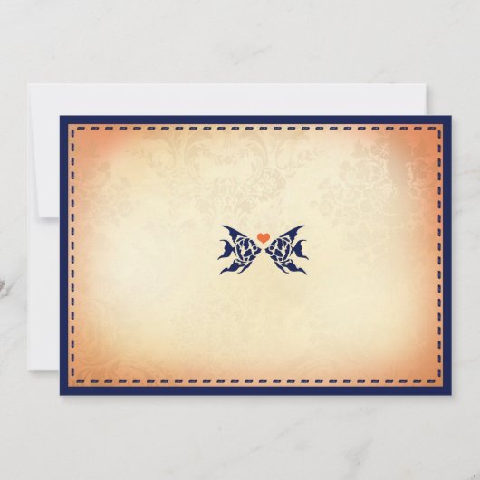 カンクンデスティネーションウエディング招待状 招待状 (裏面)