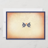 カンクンデスティネーションウエディング招待状 招待状 (裏面)