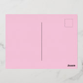 カンクントラベルアート、トラベルアート、名門私立校風のルー名門私立校風のム 箔シーズンポストカード (裏面)