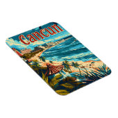 カンクンビーチ マグネット (右側)