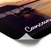 カンクンポスターの夕日 ポスター (角)