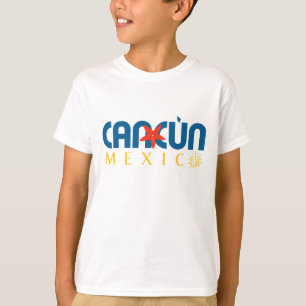 カンクンメキシコのグラフィックのティー Tシャツ