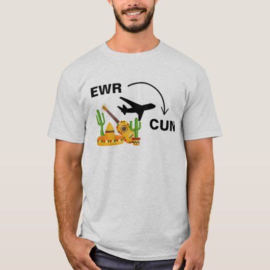 カンクンメキシコへの旅行シャツ Tシャツ (正面)