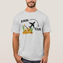 カンクンメキシコへの旅行シャツ Tシャツ