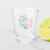 カンクンメキシコガールズトリップカラフル休暇 ショットグラス (裏面)