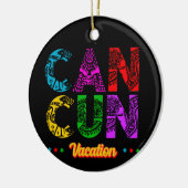 カンクンメキシコグループバケーションアドベンチャー セラミックオーナメント (左)