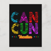 カンクンメキシコグループバケーションアドベンチャー  ポストカード (正面)