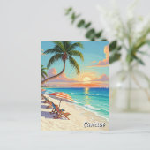 カンクンメキシコトラベルビーチ ポストカード (スタンド正面)