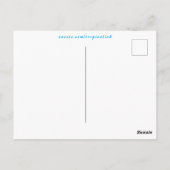 カンクンメキシコトロピカルシーウェーブビーチ ポストカード (裏面)