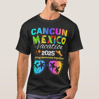 カンクンメキシコバケーションビーチ2025トリップグループスクワッド Tシャツ