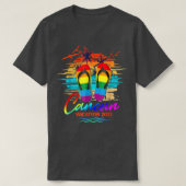 カンクンメキシコバケーション2022フリップフロップLGBTサマー Tシャツ (デザイン正面)