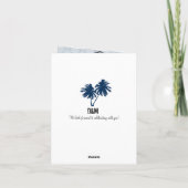 カンクンメキシコパスポートセーブ・ザ・デート案内 案内状 (裏面)