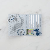 カンクンメキシコパスポートセーブ・ザ・デート案内 案内状 (内部)