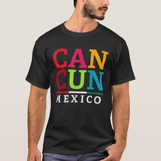 カンクンメキシコパーティー春休み夏季土産 Tシャツ (正面)