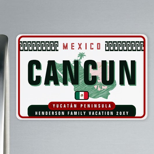 カンクンメキシコパームツリーヴィンテージトラベル土産 マグネット