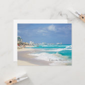 カンクンメキシコビーチはがき カード (正面/裏面インサイチュ)