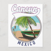 カンクンメキシコビーチ旅行ロゴ (正面)