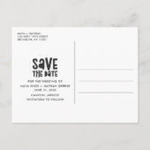 カンクンメキシコビーチ結婚式保存日 案内ポストカード (裏面)