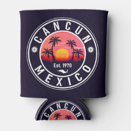 カンクンメキシコレトロサンセットヴィンテージトラベル土産 缶クーラー