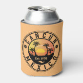 カンクンメキシコレトロサンセットヴィンテージトラベル土産 缶クーラー (缶正面)