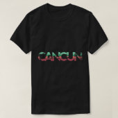 カンクンメキシコレトロメキシコガールリゾートバケーションS Tシャツ (デザイン正面)